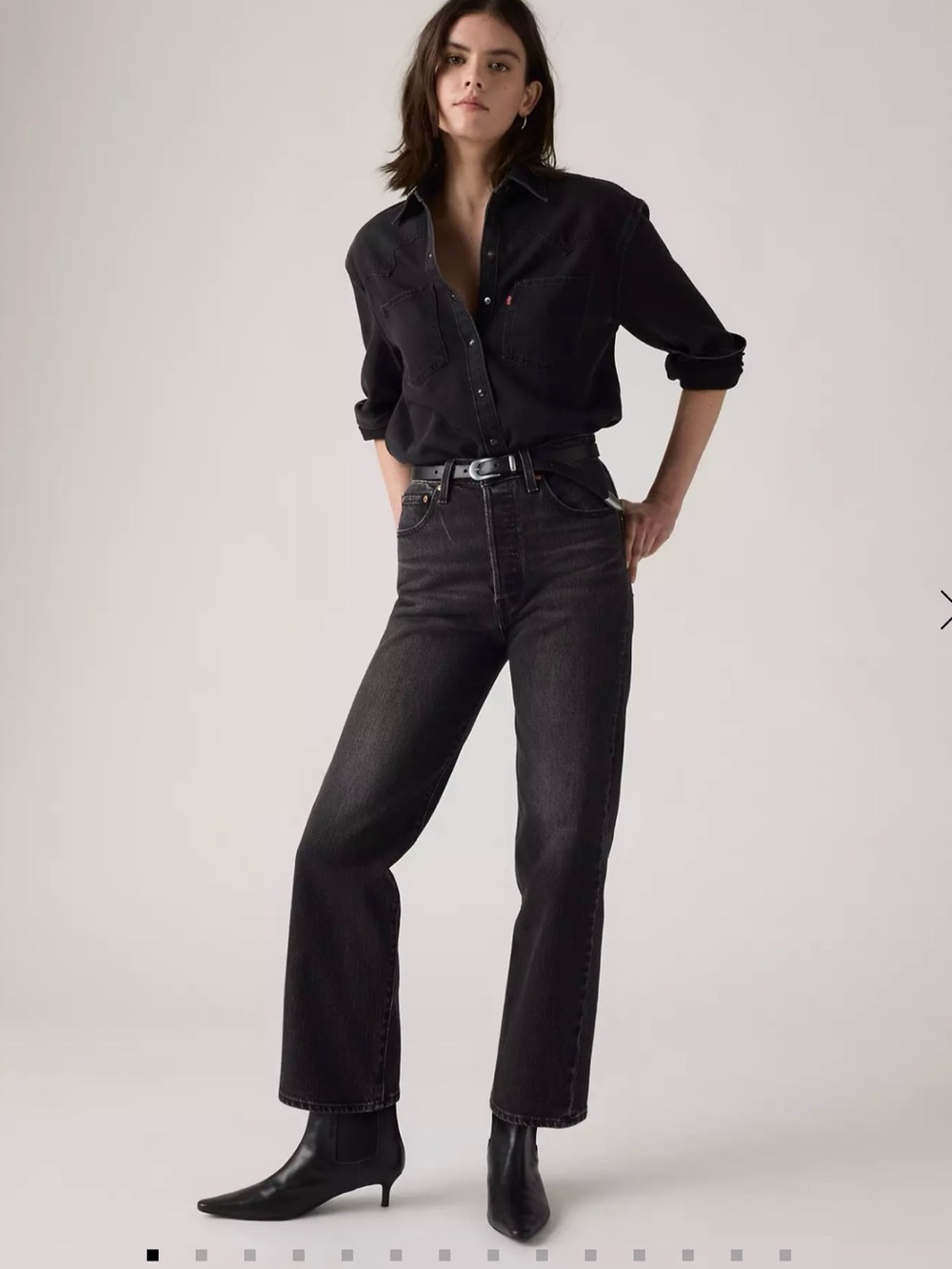 Levi's Straight-Leg Women's Jeans in Black
